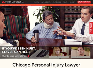 Lawyer Web Design Design Example