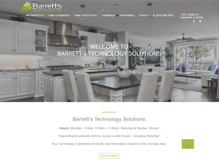 Contractor Web Design Design Example