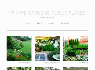 Landscaping Web Design Design Example