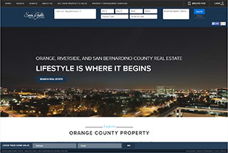 Real Estate Web Design Design Example