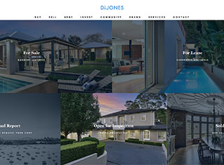 Real Estate Web Design Design Example