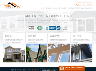 Contractor Web Design Design Example