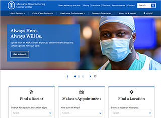 Medical Web Design Design Example