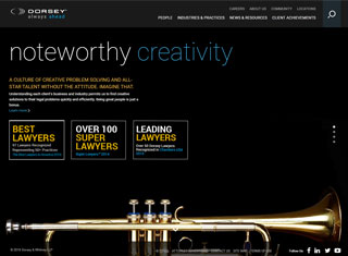 Lawyer Web Design Design Example