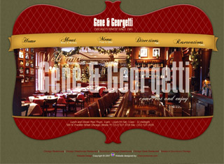 Restaurant Web Design Design Example