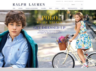 Fashion Web Design Design Example