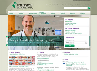 Medical Web Design Design Example