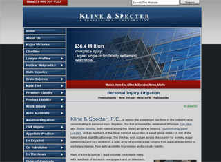 Lawyer Web Design Design Example