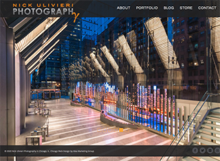 Photography Web Design Design Example