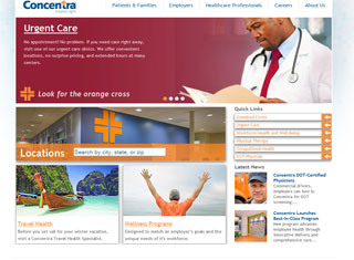 Medical Web Design Design Example