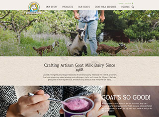 Agriculture Web Design Design Example