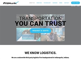 Transportation Web Design Design Example