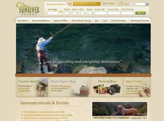 Hotel Web Design Design Example