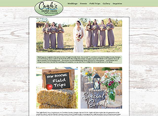 Agriculture Web Design Design Example