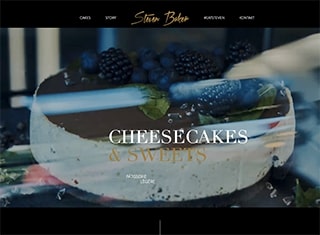 Restaurant Web Design Design Example