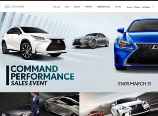 Auto Web Design Design Example