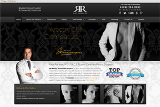 Medical Web Design Design Example