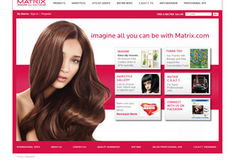 Salon / Spa Web Design Design Example