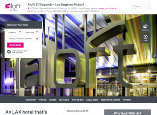 Hotel Web Design Design Example