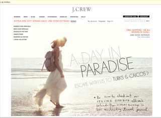 Fashion Web Design Design Example