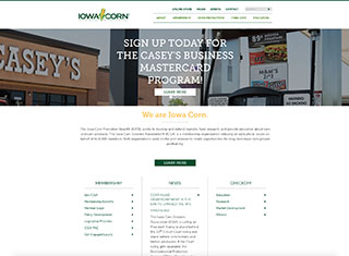 Agriculture Web Design Design Example