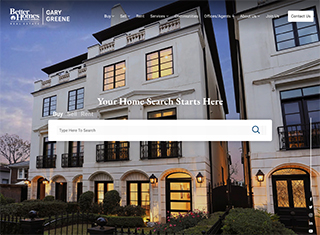 Real Estate Web Design Design Example