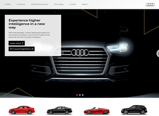 Auto Web Design Design Example