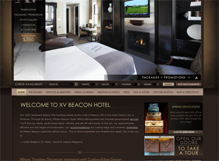 Hotel Web Design Design Example