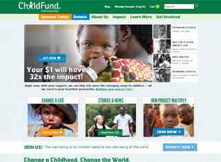 Charity Web Design Design Example