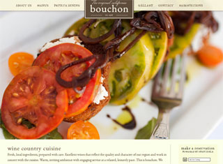 Restaurant Web Design Design Example