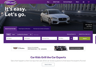 Auto Web Design Design Example