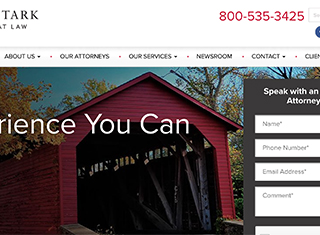 Lawyer Web Design Design Example