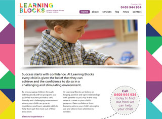 Educational Web Design Design Example