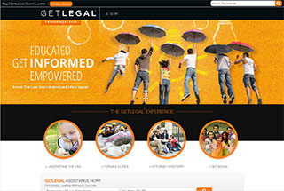 Lawyer Web Design Design Example