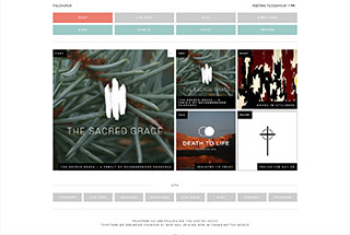 Religious Web Design Design Example