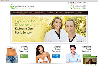 Medical Web Design Design Example