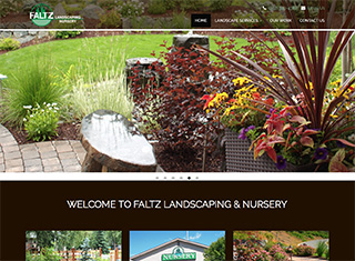 Landscaping Web Design Design Example