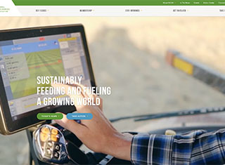 Agriculture Web Design Design Example