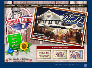 Restaurant Web Design Design Example