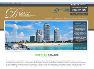 Real Estate Web Design Design Example