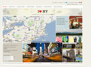 Travel Web Design Design Example