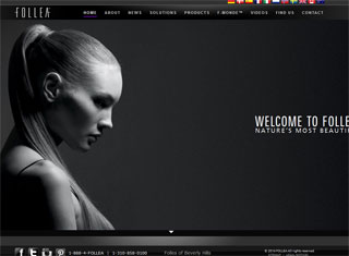 Salon / Spa Web Design Design Example