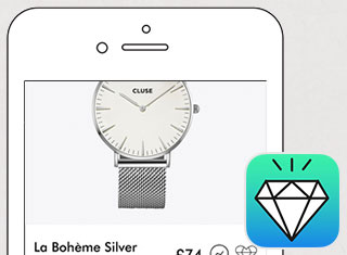 Jewelry App Development Design Example