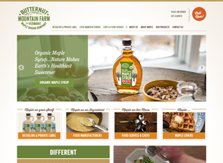 Agriculture Web Design Design Example