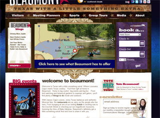 Travel Web Design Design Example