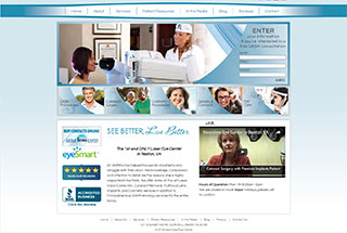 Medical Web Design Design Example