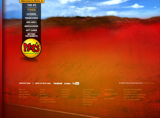 Restaurant Web Design Design Example