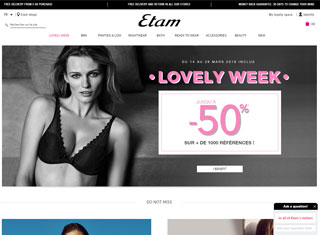 Ecommerce Web Design Design Example