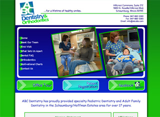 Medical Web Design Design Example