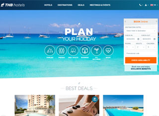 Hotel Web Design Design Example